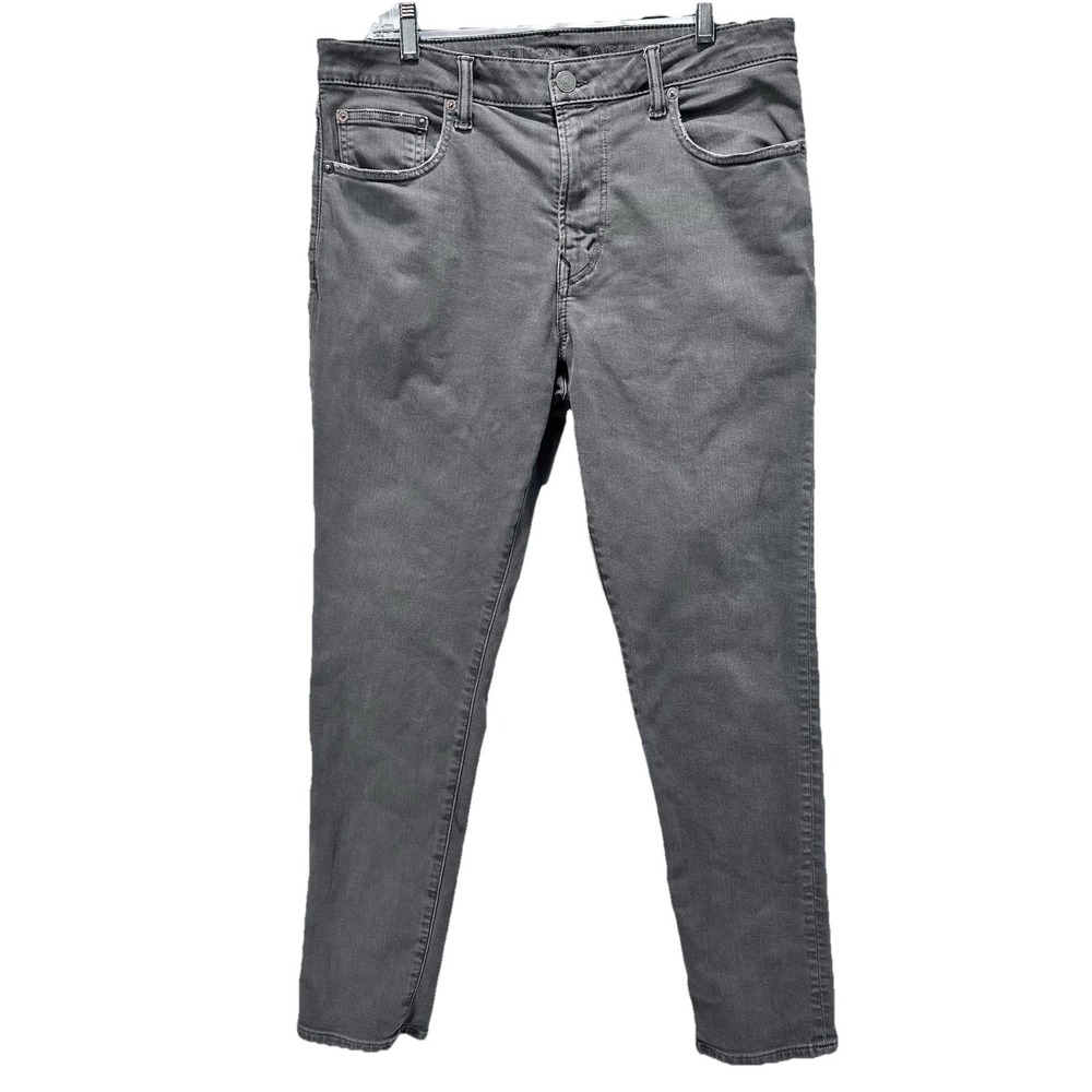 American Eagle Next Level Flex Jeans Mens 34x29.5 Gray‎ Slim